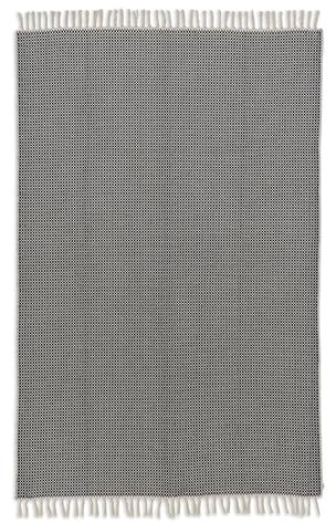 Schöner Wohnen Kollektion Teppich inkl. GRATIS Antirutschunterlage - aus 100% recycelter Baumwolle – bei 30°C waschbar – Teppich Wohnzimmer, Schlafzimmer - 160x230 cm anthrazit