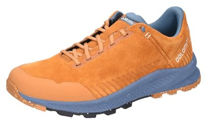 Dolomite M Carezza Leather Braun - Leichter komfortabler Herren Leder Freizeitschuh, Größe EU 46.5 - Farbe Golden Yellow
