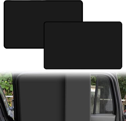 NAROSEBE 2 PCS Parasol Coche Lateral Parasoles Magnético para Ventana Cortinas Coche Lateral Ventana Protector Solar Lateral para Coche Parasol Coche con Protección del UV y Calor para Niños Mascotas