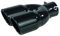 TZIUSFAC Auto-Endschalldämpfer Autoauspuff-Einlass 63 Mm Edelstahl-Auspuffrohr-Endstück 76 Schräge Doppelauslass-Auspuffanlagen-Düsenschalldämpfer Auspuffblenden(Black Straight)