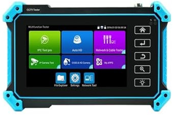 HEALBYBLE Tester CCTV Kamera Tester Tools 8MP Kamera Tester CCTV HD CVI RS485 VGA Eingang Rj45 Kamera Monitor CCTV Monitor,Vollfunktionstester(IPC-5100 Plus)