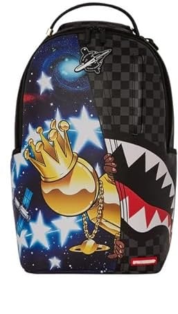 SPRAYGROUND ASTROMANE Zaino per computer portatile, nero, 18 x 6 x 11.5, Multicolore