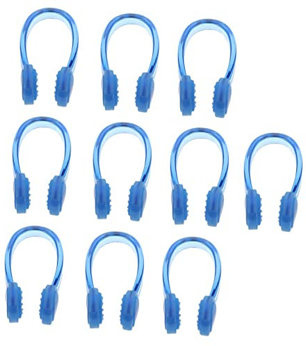 Toyvian 10pezzi Clip Nasale per Protezione per Naso Accessori per Piscina Resistenti Riutilizzabili Ed Ecologiche per e Immersioni Indoor Outdoor Impediscono Naso