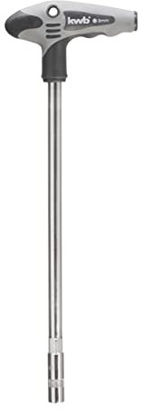kwb Destornillador 8 mm llave de vaso 689508 (con mango en T para una transmisión óptima de la fuerza)