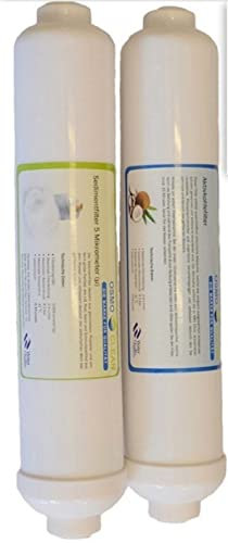 Osmoclean Ersatzfilter - Set für 3-stufige Umkehrosmoseanlage/Osmoseanlage Filter Qualitätsmarke