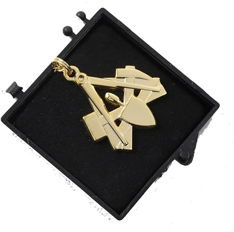 Zunftbedarfde Halskette Kette Anhänger Maurer goldf.