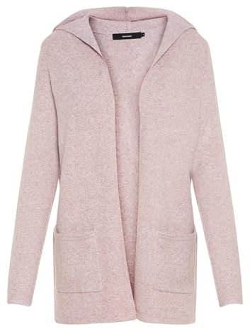 VERO MODA Knitted Cardigan VMDOFFY Knit Cardigan Woodrose M Woodrose M