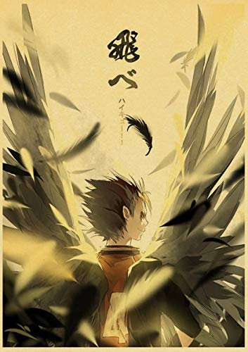 AQacum Puzzle 1000 Teile Retro Anime Haikyuu Anspruchsvolles Puzzle für Erwachsene (50x75cm)