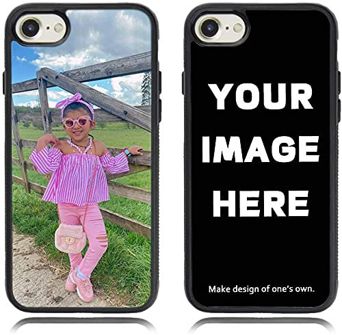 Mobile Stuff Personalised Phone Case For Apple iPhone SE 2022/2020, Custom Design Soft TPU Rubber Silicone Case with Shock-Absorbent Feature, Custom Color