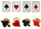 Generic 8 STÜCKE Kartenspielen Abzeichen Karte Kragen Pins Hearts Revers Pin Spielkarten Anzüge Emaille Revers Pin Set Spielkarte Schmuck