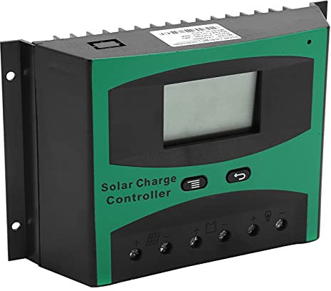 Régulateur solaire, grand écran LCD Contrôleur solaire pour entreprise pour accumulateur pour maintenance pour panneau solaire