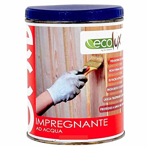 Ecolux Impregnante Fondo protettivo per Legno (Litri 0,750, Ciliegio)