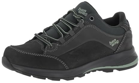 Hanwag W Banks Low Bunion Lady GTX Grau - Gore-Tex Bequemer eleganter Damen Leder Wander-Halbschuh, Größe EU 37.5 - FA