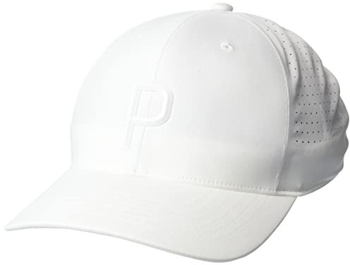 PUMA Herren Tech P Snapback Cap Hut, Weiß leuchtet, Einheitsgröße