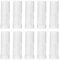 10 Stück Metall-Kerzensockelabdeckungen, E14-Kandelaber-Sockel, Kerzenlampenfassung, Metallrohr, Kronleuchter-Abdeckungen für Kronleuchter, Kerzenlichter, Beleuchtung Zum Selbermachen (Weiß)