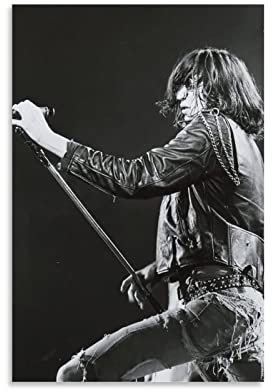 XINGSHANG Joey Ramone Poster Stern Poster für Wand Retro Poster 90er Jahre Poster Wandkunst Bild Malerei Poster Leinwand Druck Poster Kunstwerke Raumdekoration 40 x 60 cm
