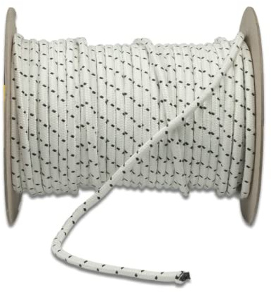 Mondo Viro Rouleau polyvalent de corde élastique bobine corde en nylon avec marqueur (Ø 4 mm x 350 m)