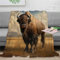 Bison Yak Decke,weiche Und Warme Decke, Sofadecke,Flanell-Überwurfdecken Für Wohnzimmer,Bettwäsche,Sofa,Schlafzimmer,Kinder,Erwachsene, 50x60inch(127x152cm)