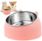 WuGU Gamelle Chat, 400ML Gamelle Chat en Acier Inoxydable, Gamelle Chat Surélevée, Gamelle pour Chat Incliné à 15°, Détendre la Colonne Cervicale, pour Chat Chiots Lapins