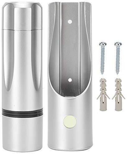 LED Flashlight,Wall Mount LED Handheld Light,Compact Wall-Mounted LED Flashlight for Home, Hotel, and Emergency Use - Battery Powered Portable Light Fixture