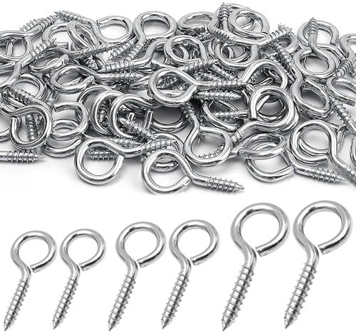 600 Pezzi Ganci Avvitabili Ganci a Vite Con Occhiello 3 Taglie Per Gioielli Rendendo Fai Da Te Crafts Legno Artigianato