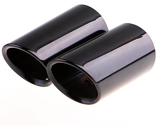 Auto End Endschalldämpfer Für VW Für Passat 2009 2010 2011 2012 2013 2014 2015 Auto Auspuffrohr Verchromung Edelstahl Auto Auspuff Endrohre Auto Auspuffrohr(Black)