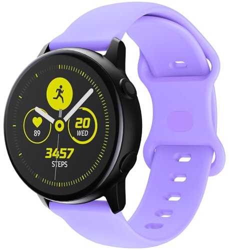BYISYUE Silicona Pulsera de Repuesto para Amazfit GTR Mini/GTR 42mm/GTS 4/4 Mini/3/2/2e/2 Mini, 20mm Deporte Brazalete Correa para Amazfit Bip 3/3 Pro/S/S Lite/U/U Pro/Active/Active 2