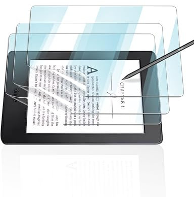 Lot de 3 films d'écriture pour Kindle Paperwhite (12ème génération) 7 et Colorsoft Signature Edition 7 - Idéal pour la prise de notes et le dessin, rayures, anti-traces de doigts, anti-reflets, haute