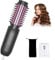 Bestauty Cordless Hair Curler Brush, 40mm 3 in 1 Cordless Hot Brush with 4 Temperatures, 7000 mAh USB Rechargeable Cordless Curling Brush with Negative Ion, for Curly/Straight/Volumising Styles, Gray
