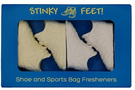 Stinky Feet Freshener Fresh Linen & Lemongrass | 100% Natural Odour Neutraliser for Shoes & Sports Bags | Refillable, Vegan & Cruelty-Free | Organic Essential Oils | Handmade UK | Lasting Freshness