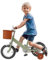 CUMELLIIR Kinderfahrrad 12 Zoll, Fahrrad Mit Stützrädern, Klingel Und Korb, Kinder Fahrrad Ab 3 Jahre Mädchen Junge, Grün