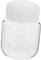 BATHVEVE Botella De Agua De Vidrio De Borosilicato Taza De Medición Para Bebidas Calientes y Frías Para Oficina Camping y Fitness Diseño Portátil y Ligero y Fácil De Limpiar