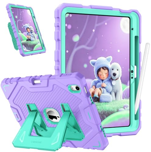 FINTIE Funda para niños para iPad (A16) de 11ª generación de 11 Pulgadas (2025), iPad de 10.9 Pulgadas (2022), Funda Resistente a Prueba de Golpes, Soporte Integrado para niños y niñas, Color