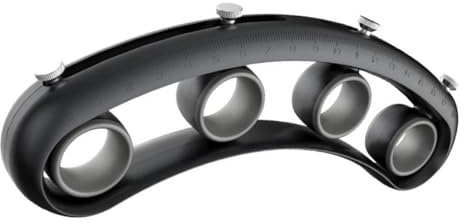 SWETRACE Verstellbarer Fingertrainer Gitarre Fingerexpander für Klavier Elastisch und Robust aus Abs Silikon und Edelstahl für Übung Überall