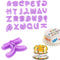 Delaman® Birthday Cake Alphabet Letter Mold Fondant Cutters Cookie Mold Decorating Tools