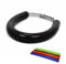 52 cm/20,47 Protection Pot Echappement Moto,Protection Collier Echappement Réglable Universelle pour Pit Dirt Bike Motocross Supermoto Enduro Scooter Noir