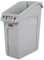Rubbermaid Commercial Products 2026695 Slim Jim Abfalleimer mit Belüftungskanälen, 13 Gallonen, Grau