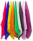 Enjoyer Mouchoir magique en soie pour magicien, jonglage, écharpes à changement de couleur, tours de magie, accessoires de magie classiques, jouets de magie, gadgets 5 pièces (15 x 15 cm)