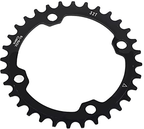 SolUptanisu Kettenblatt 28 Zähne 104Mm,Fahrratten 32/34/36/38 zähne BCD Fahrrad 104mm nk Länge Chain Aum Mounta Singttenblatt(32T Schwarz) kettenblatt,kettenblatt SHO,kettenel 34 lochkreis 104
