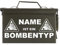 Herz & Heim® Originale Munitionskiste aus amerikanischem Gebrauch mit Aufdruck - Maße 30 x 19 x 15,5 cm Bomben Typ