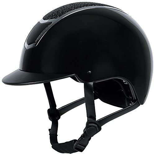 Reithelm Matterhorn Shiny schwarz-Silber 56-58