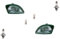 Johns, passend für Fiat Seicento Scheinwerfer 187 01/98-01/10 + Leuchtmit. Set li. rec.