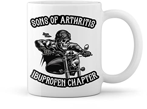 sons of arthritis ibuprofen Dune Black chapter Grau ist das Chrom der Biker Weiße Tasse Mug