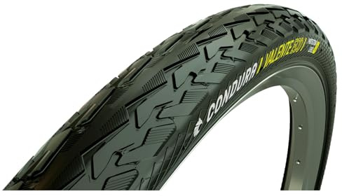 Condura Unisex – Erwachsene Valente ECO Reife, schwarz, 40-635 (28 x 1 1/2)