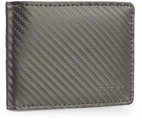 SKPAT - Portmonee Jungen Teenager, Geldbeutel Jugendliche Jungen, Portemonnaie Stoff, Geldbeutel Jungen, Portemonnaie Jungen Teenager - Robust & Stylisch, Metallic-Grau