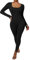 DOULAFASS Women Ribbed One Piece Jumpsuits Yoga Long Sleeve Workout Seamless Jumpsuits Ladies Outfit