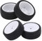4PCS 1/10 Reifen RC Auto Gummi Kunststoff Rad Reifen für RC 1:10 Tour On Road Auto Räder Felge Schwarz
