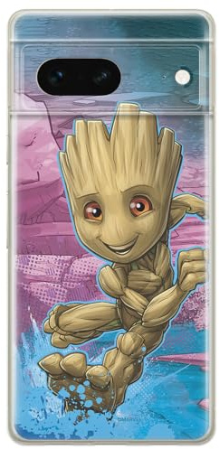ERT GROUP Handyhülle für Google Pixel 7 Original und offiziell Lizenziertes Marvel Muster Groot 001 optimal an die Form des Handy angepasst, hülle aus TPU