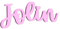 Schriftzüge mit Namen oder Sprüchen - Naturholz Dekoaccessoire Türdekoration (10 cm, Birke Multiplex-rosa)