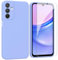ARRYNN Compatible with Samsung Galaxy A15 4G / 5G Case,Liquid Silicone Phone case,Ultra Slim Shockproof [Anti-scratch] [Full Coverage Camera],soft Microfiber Lining Protective Cover,Violet